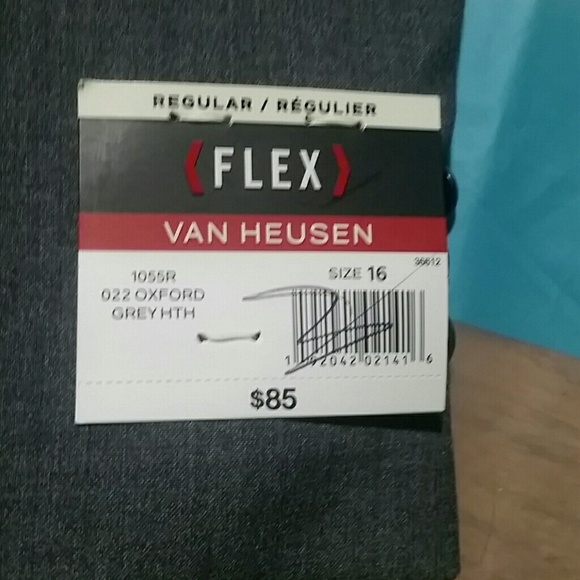 Van Heusen Flex Boys Gray Suit Jacket - Picture 4 of 8